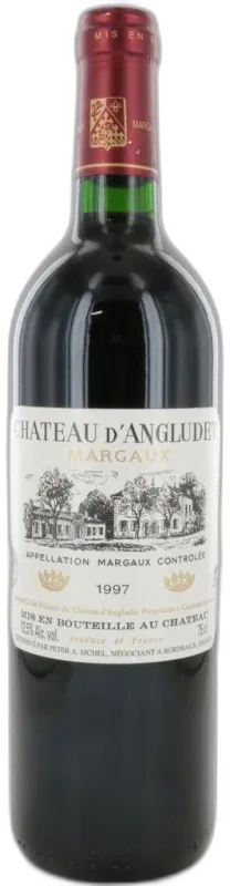 vue du vin Château d’Angludet Margaux Rouge 1988
