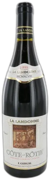 vue du vin la Landonne 1998 Guigal