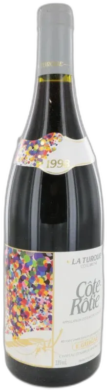 photos du vin la Turque 1998 Guigal