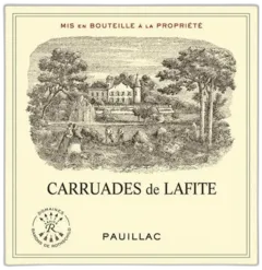 image du vin Carruades de Lafite 2001