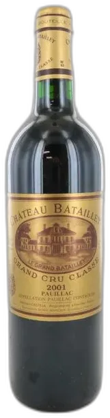 image du vin Château Batailley 2001
