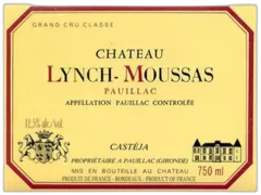 photos du vin Château Lynch Moussas 2001