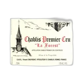 photo du vin Chablis 1er Cru la Forest 2002 Vincent Dauvissat