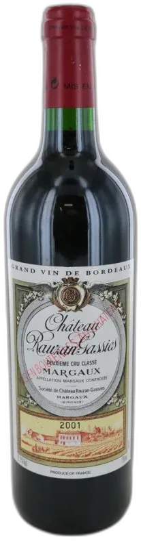 photo du vin Château Rauzan Gassies 2002