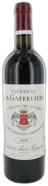 photo du vin Château la Gaffelière 2003