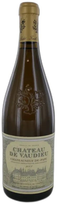 photos du vin Châteauneuf du Pape Blanc 2003 Château de Vaudieu