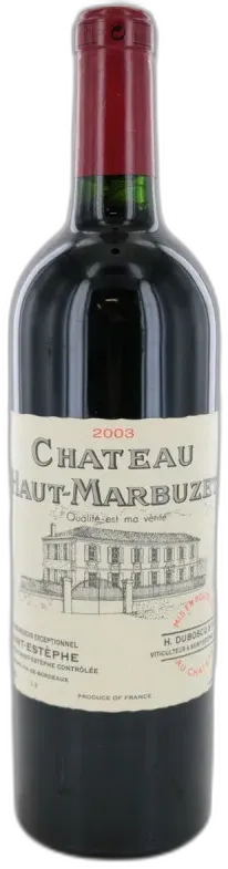image du vin Château Haut Marbuzet 2003