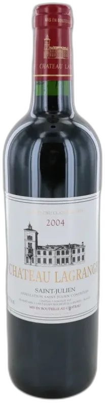 vue du vin Château Lagrange 2004