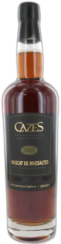 image du vin Vieux Muscat de Rivesaltes 2005 Domaine Cazes