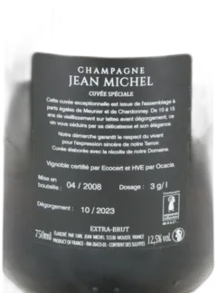 illustration du vin Cuvée Spéciale 2007 Jean Michel
