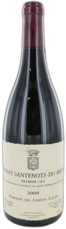 capture du vin Volnay 1er Cru Santenots du Milieu 2009 Domaine des Comtes Lafon