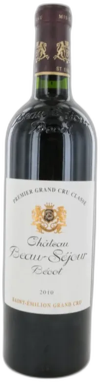photo du vin Château Beau-Séjour Bécot 2010