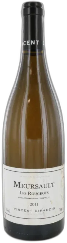 image du vin Meursault les Rougeots 2011 Vincent Girardin