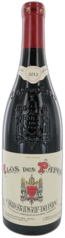 photo du vin Clos des Papes 2012