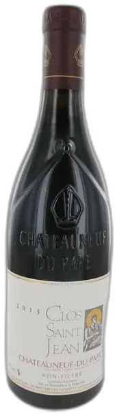 image du vin Clos st Jean 2013 Châteauneuf du Pape