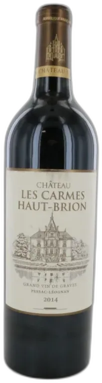 photo du vin Château les Carmes Haut Brion 2014