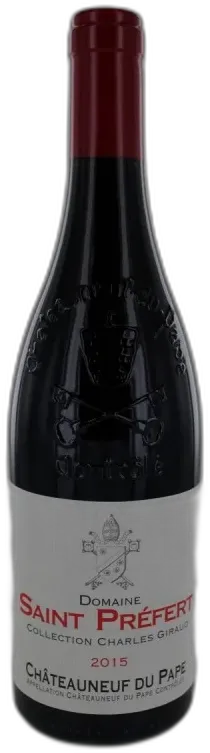 photo du vin Chateauneuf-du-Pape 2015 Collection Charles Giraud st Prefert