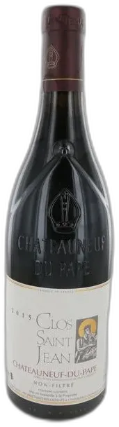 image du vin Clos st Jean 2015 Châteauneuf du Pape