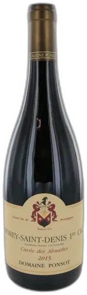 image du vin Morey st Denis 1er Cru Cuvée des Alouettes 2015 Ponsot