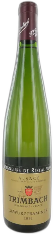 image du vin Gewurztraminer Cuvee des Seigneurs Ribeaupierre 2016 Domaine Trimbach