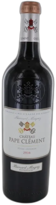 vue du vin Château Pape Clément 2016