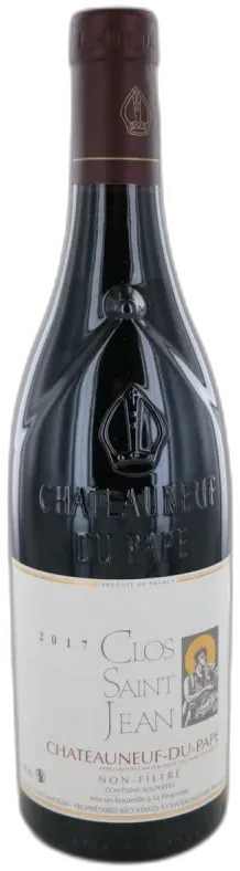 photo du vin Clos st Jean 2017 Châteauneuf du Pape