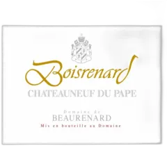 illustration du vin Châteauneuf du Pape 2017 Boisrenard Domaine Beaurenard