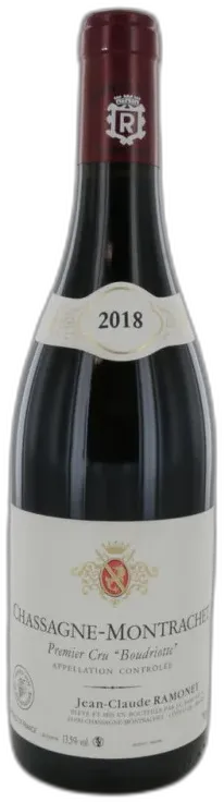 illustration du vin Chassagne Montrachet Rouge 1er Cru Boudriotte 2018 Ramonet