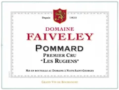 capture du vin Pommard 1er Cru les Rugiens 2019 Faiveley