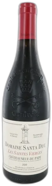 photo du vin Châteauneuf du Pape 2020 les Saintes Vierges Domaine Santa Duc