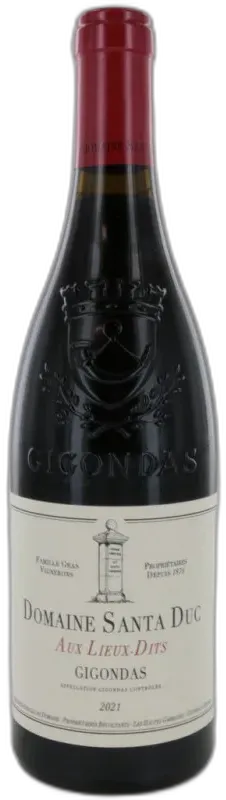 image du vin Gigondas 2021 Clos Derrière Vieille Domaine Santa Duc