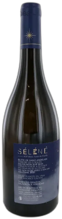 photo du vin Pouilly Fumé Séléné 2021 Domaine Denizot
