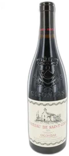 vue du vin Gigondas le Claux Château de Saint Cosme 2021