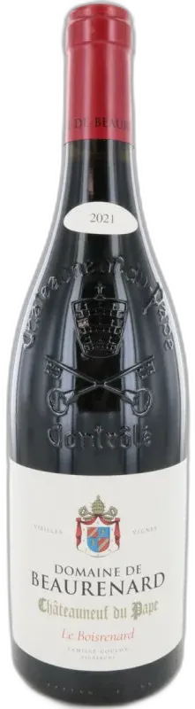 photo du vin Châteauneuf du Pape Rouge 2021 Boisrenard Domaine Beaurenard