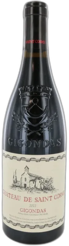 image du vin Gigondas 2022 Chateau de st Cosme