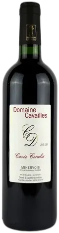 photo du vin Domaine Cavaillès "Coralie" Aop Minervois