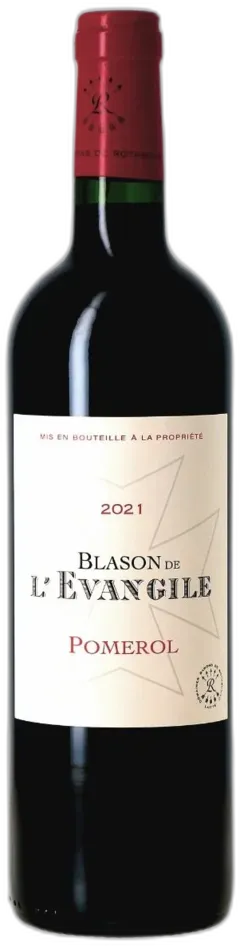 vue du vin Château l'Évangile Second Vin Blason de l'Evangile 2021