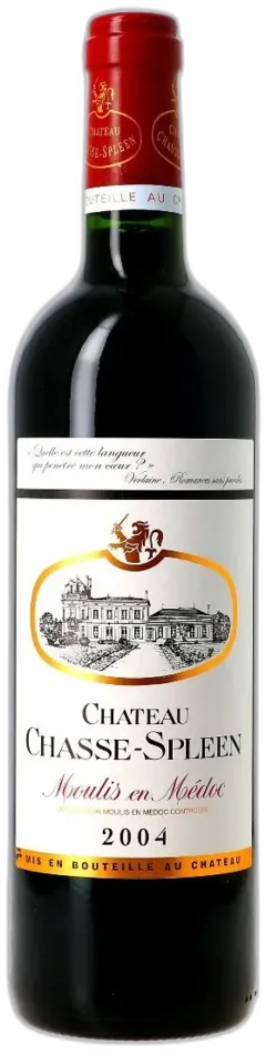 aperçu du vin Château Chasse-Spleen, 2004