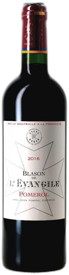 image du vin Blason de l'Evangile, 2nd Vin du Château l'Evangile 2016