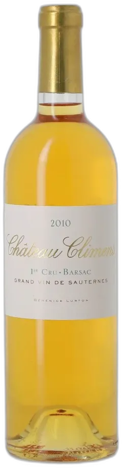 vue du vin Château Climens 2010