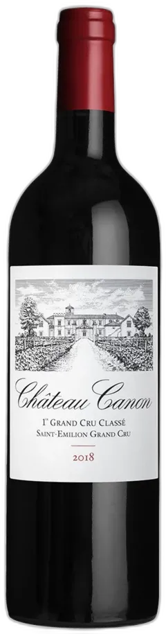 vue du vin Château Canon, 2018