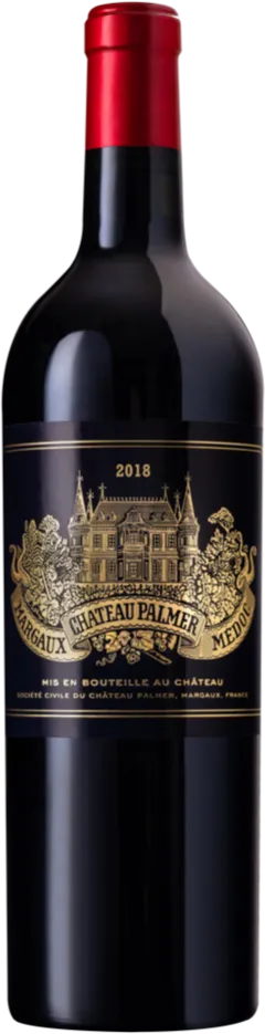 vue du vin Château Palmer 2018 3ème Cru Classé