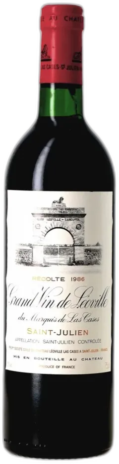 illustration du vin Château Léoville Las Cases, 2ème Cru Classé, 1986