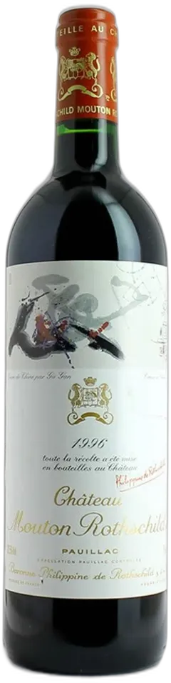 photos du vin Château Mouton Rothschild, 1996