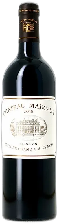 vue du vin Château Margaux, 2018