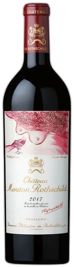 vue du vin Château Mouton Rothschild, 2017