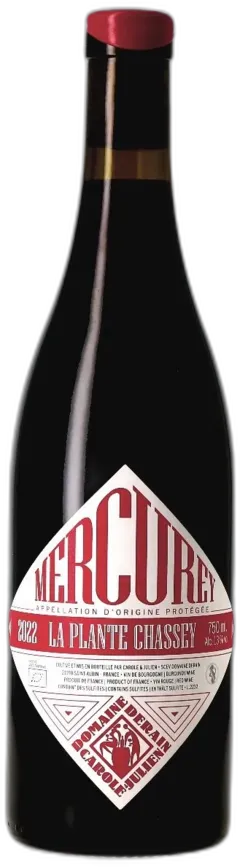 vue du vin Domaine Derain, la Plante Chassey, Mercurey 2022