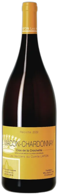 photo du vin les Héritiers du Comte Lafon, Clos de la Crochette 2022 Magnum