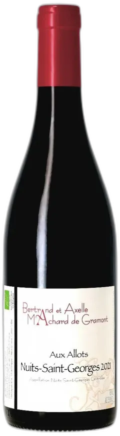 vue du vin Bertrand et Axelle Machard de Gramont, les Barreaux, 2021