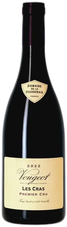 photo du vin Domaine de la Vougeraie, Vougeot Premier Cru les Cras 2022
